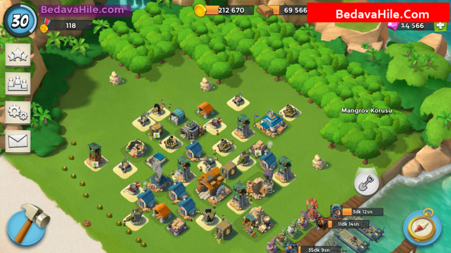 Boom Beach sınırsız elmas hilesi indir