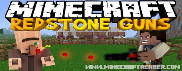 Minecraft RedStone Handguns (Silah) Modu [1.5.2/1.6.2/1.6.4]