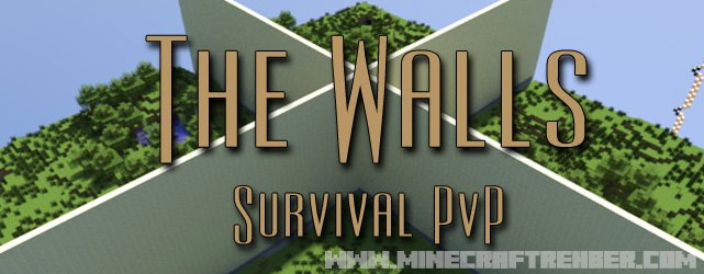 Minecraft PvP Survival Duvarlar Haritası (The Walls)